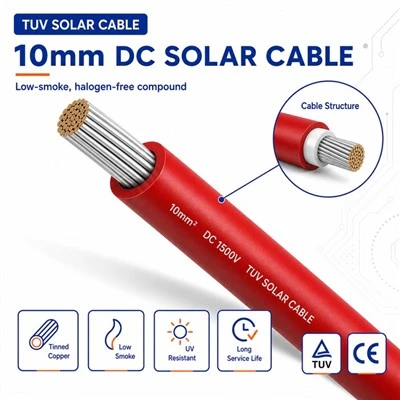 10 mm DC-Solarkabel